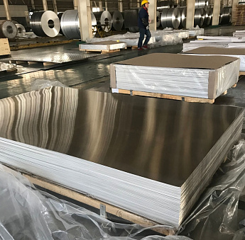 лист алюминиевый 6х1200х4000 мм амцм матовый